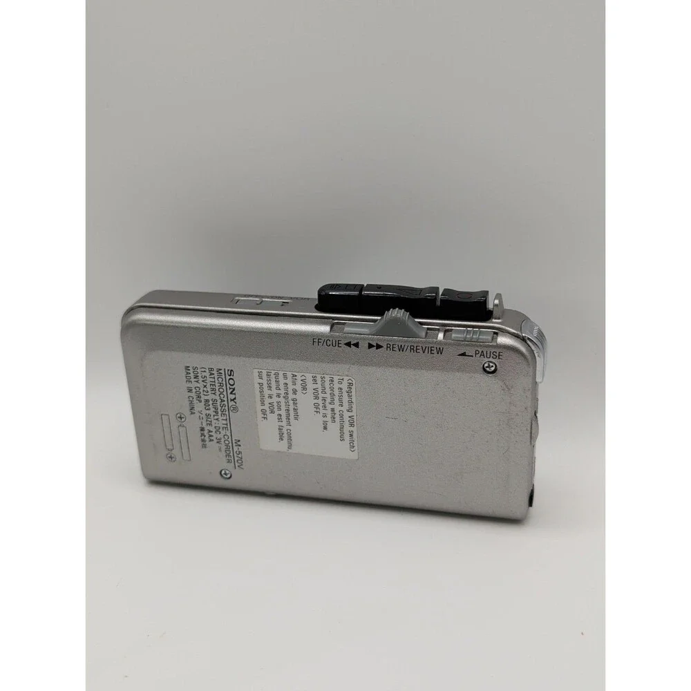 Sony M-570V Handheld Cassette Voice Recorder